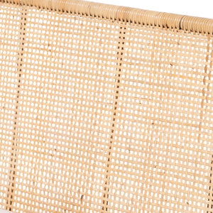 Baxton Studio Bali Okinawa 3-piece Dining Nook Set - L-shaped Rattan Corner Benches & Solid Wood Table For Boho Style Light Honey,Light Brown,White,Natural Brown Acacia Wood+Metal+Rubberwood (Frame),Fabric "100% Polyester",Foam,Natural Rattan (Backrest),Plywood(Backside),Mdf With Veneer (Table Top) Okinawa-light Honey/Light Brown-3pc Dining Set