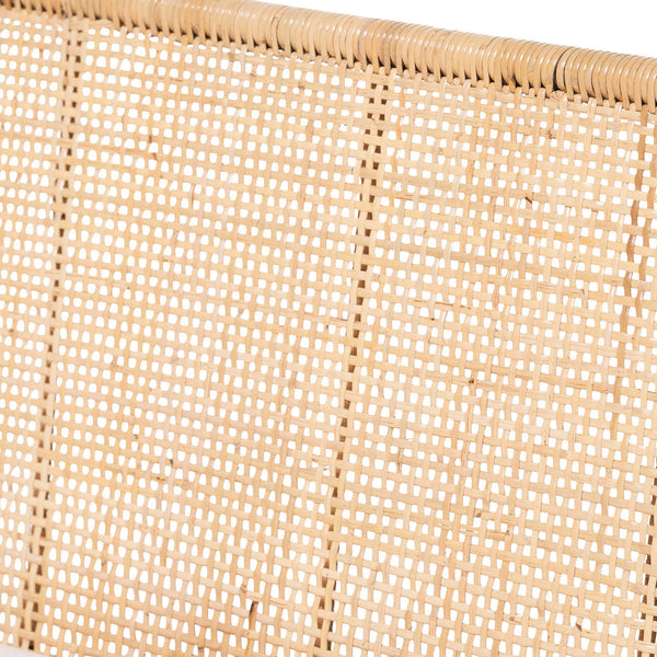 Baxton Studio Bali Okinawa 3-piece Dining Nook Set - L-shaped Rattan Corner Benches & Solid Wood Table For Boho Style Light Honey,Light Brown,White,Natural Brown Acacia Wood+Metal+Rubberwood (Frame),Fabric "100% Polyester",Foam,Natural Rattan (Backrest),Plywood(Backside),Mdf With Veneer (Table Top) Okinawa-light Honey/Light Brown-3pc Dining Set