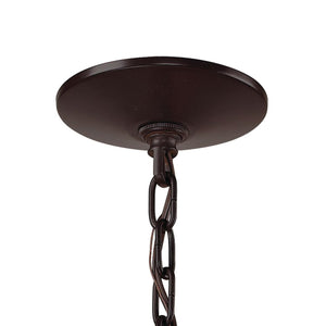 Thomas Lighting Jackson Three Light Chandelier Brushed Metal with White Glass for Dining Entryway Bronze 20 inches 1353CH/10