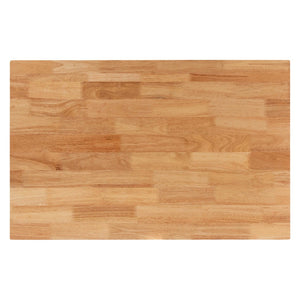 Baxton Studio Baxton Studio Raisa Modern Bohemian Natural Rattan Bench and Acacia Wood Dining Table Set 4-Piece Mona Kubu-Grey/Natural/Light Brown-4PC Dining Set