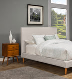 IDEAZ 1354APB Light Grey Full Size Platform Bed Light Grey 1354APB