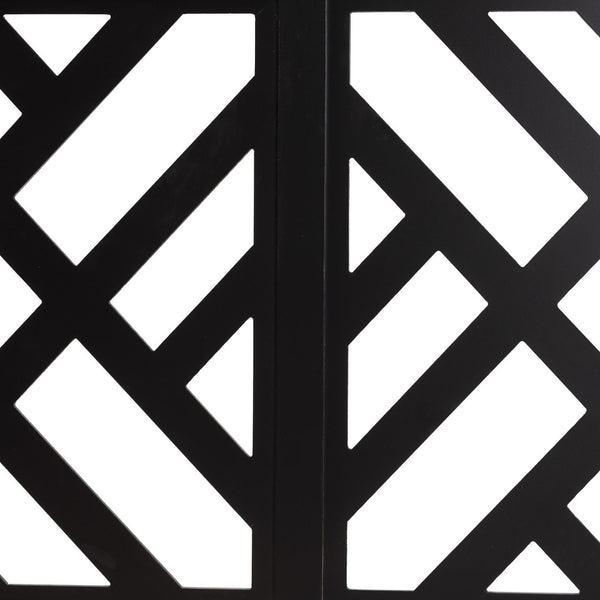 Baxton Studio Baxton Studio Aliya Modern Dark Brown Wood King Headboard with Adjustable Height & Geometric Design RH2003-Dark Brown-King-Headboard