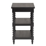 Baxton Studio Imogene Retro-Modern Black Wood End Table