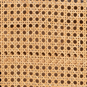 Baxton Studio bali Modern Bohemian Handcrafted Rattan 2-Door Storage Cabinet - Chic Organization & Style! Curacao-Light Honey Rattan-Medium-Cabinet