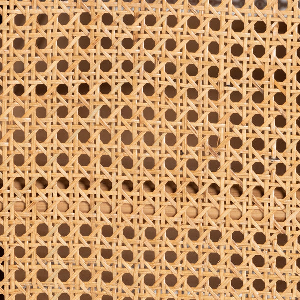 Baxton Studio bali Modern Bohemian Handcrafted Rattan 2-Door Storage Cabinet - Chic Organization & Style! Curacao-Light Honey Rattan-Medium-Cabinet