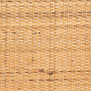 Baxton Studio bali Curacao Modern Bohemian Rattan Bookcase - Handcrafted 2-Drawer Storage with Open Shelves Curacao-Light Honey Rattan-Bookcase