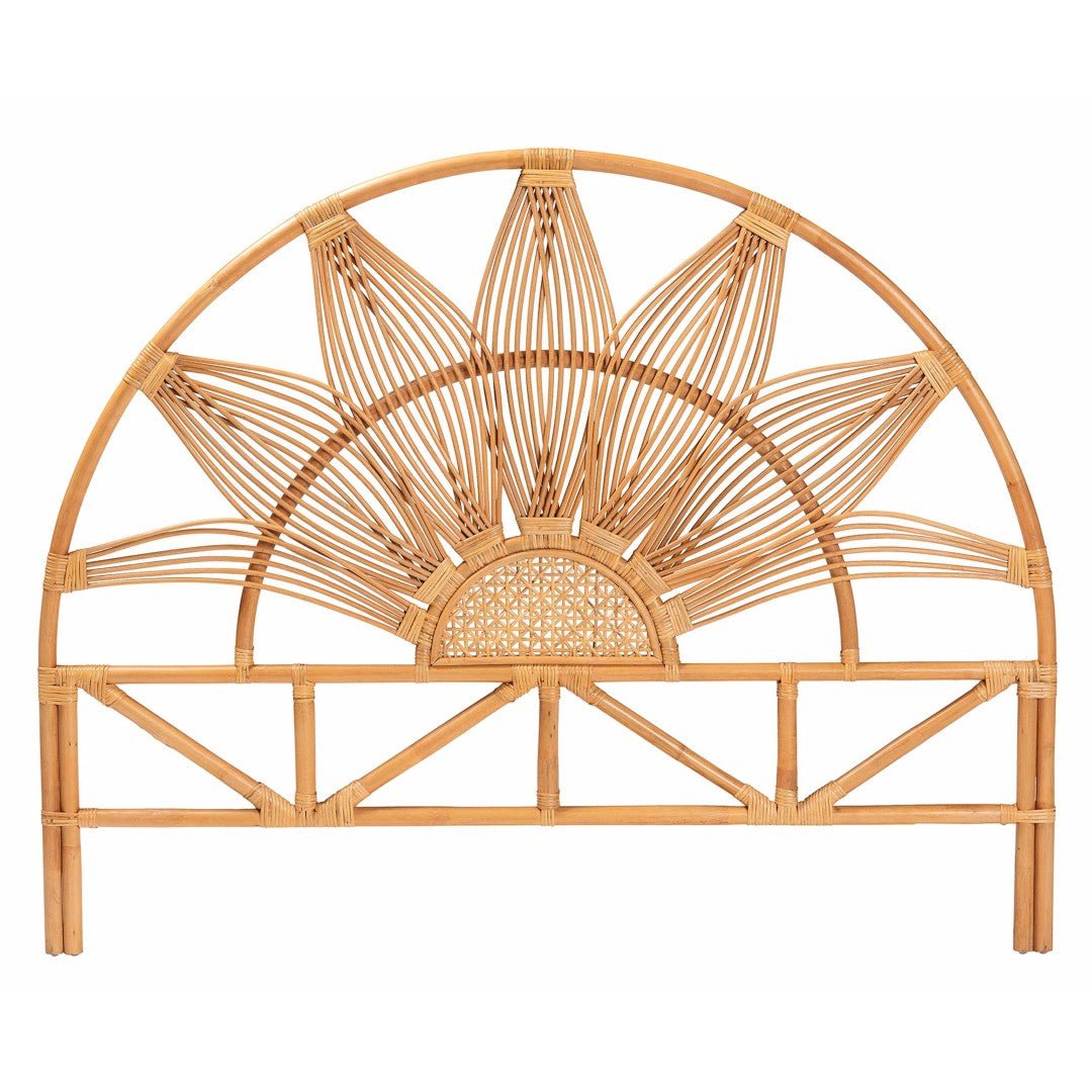 Baxton Studio Bali Jasmine Headboard - Thumbnail 2