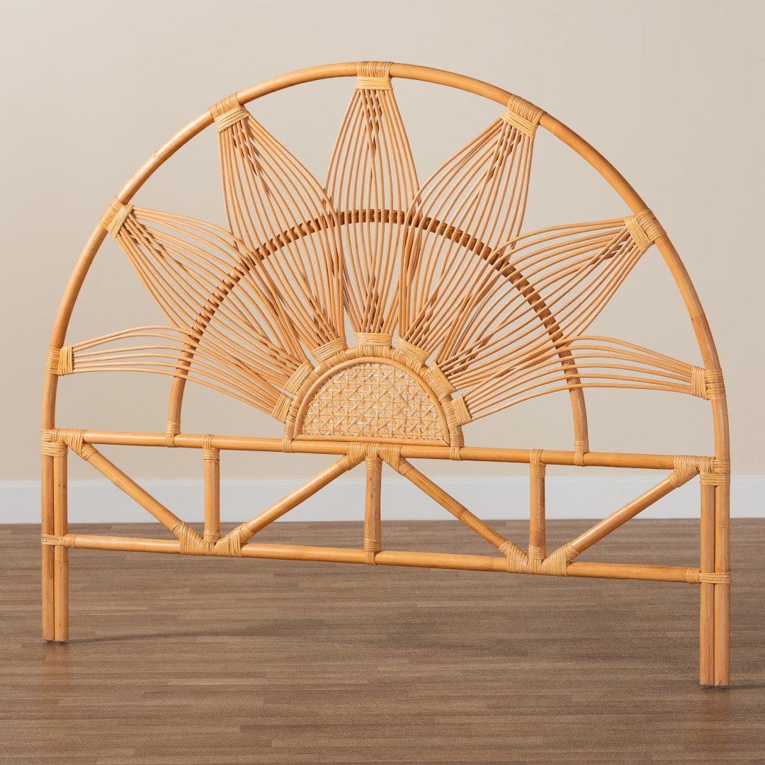 Baxton Studio Bali Jasmine Headboard