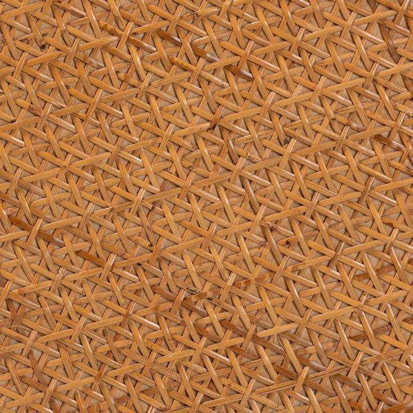 Baxton Studio bali Eldon Bohemian Honey Rattan End Table – Handcrafted Coastal Charm for Your Living Space Eldon-Light Honey Rattan-Large-ET