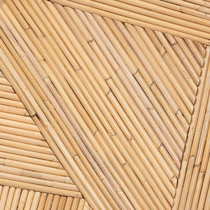 Baxton Studio bali Bali Iryna Modern Bohemian Rattan End Table - Handcrafted, Versatile & Fully Assembled, 23.6" Iowai-Natural Rattan-ET