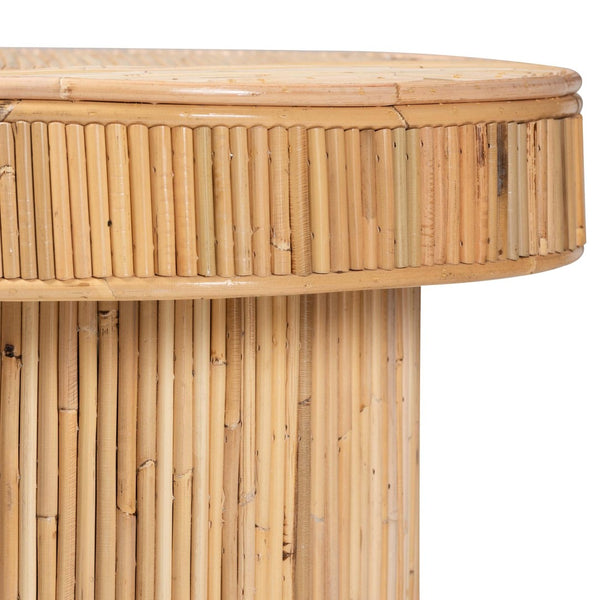 Baxton Studio bali Bali Iryna Modern Bohemian Rattan Console Table – Handcrafted Island Charm for Any Space Iowai-Natural Rattan-Console Table