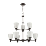 Jackson 29'' Wide 9-Light Chandelier - Oil Rubbed Bronze 1359CH/10 Thomas