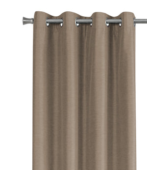 English Elm Curtain Panel Set, 2Pcs, 54"W X 95"L, 100% Blackout, Thermal Insulation, Modern Brown For Privacy B2710P218780