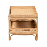 bali & pari Lombok Modern Bohemian Natural Rattan Coffee Table