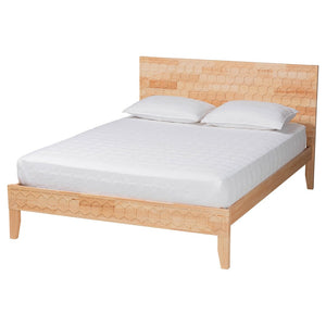Baxton Studio Baxton Studio Hosea Japandi 5-Piece King Bedroom Set with Honeycomb Design & Ample Storage Solutions SW8588-Natural-5PC King Bedroom Set