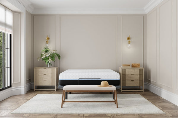 English Elm Copper Lux King Mattress Cooling Gel Foam Layers with Phase Change Fabric Cover B337P292880
