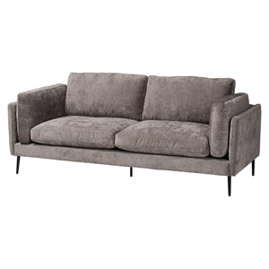 Baxton Studio Holton Modern Grey Fabric Sofa