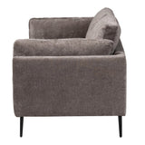 Baxton Studio Holton Modern Grey Fabric Sofa