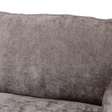 Baxton Studio Holton Modern Grey Fabric Sofa