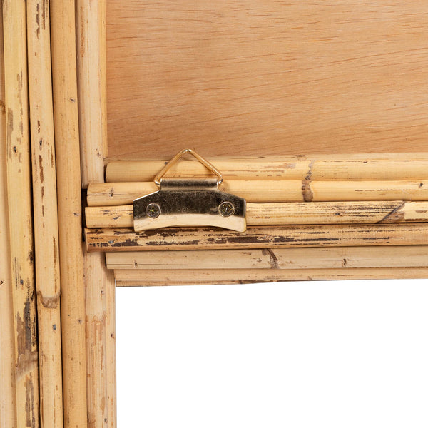 bali & pari Seana Bohemian Honey Rattan Queen Size Standalone Headboard