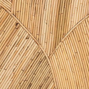 bali & pari Seana Bohemian Honey Rattan Queen Size Standalone Headboard