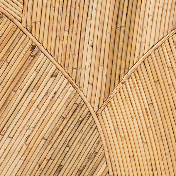 bali & pari Seana Bohemian Honey Rattan Queen Size Standalone Headboard