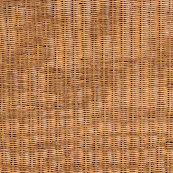 bali & pari Palm Bohemian Honey Scallop Rattan Console Table