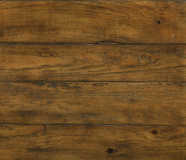 English Elm Wallace & Bay - Brown End Table - Rustic Solid Wood Design With Steel-Gray Accents For Modern Living Spaces B2709P212391-GIGA