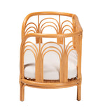 bali & pari Nariko Bohemian Light Honey Rattan Pet Bed