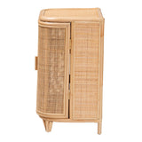 bali & pari Yanka Bohemian Natural Rattan Storage Cabinet