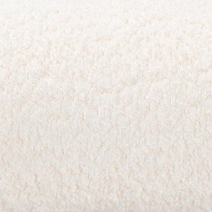 Baxton Studio Eladio Modern Luxe Ivory Boucle Fabric Queen Size Bed