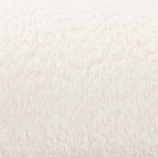 Baxton Studio Eladio Modern Luxe Ivory Boucle Fabric Queen Size Bed