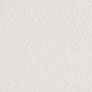 Baxton Studio Baxton Studio Bonilla Cozy Modern Nightstand with Teddy-Bear Fabric & Rubberwood - 2 Drawers BBT3220.11-White-NS