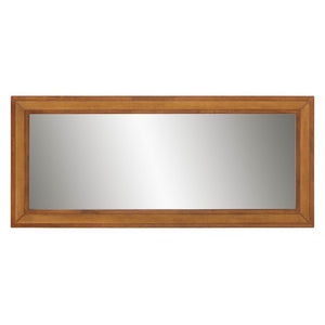 Baxton Studio Baxton Studio Rowanne Mid-Century Modern Wall Mirror in Walnut Brown with Rattan Detailing - 70.9" H BBTM32 A1-Rattan/Walnut-Mirror