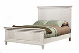 IDEAZ White Contemporary Shutter Design Panel Bed White 1365APB