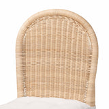 bali & pari Bilu Bohemian Natural Rattan Dining Chair