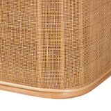 bali & pari Ishana Bohemian Natural Rattan Storage Bench