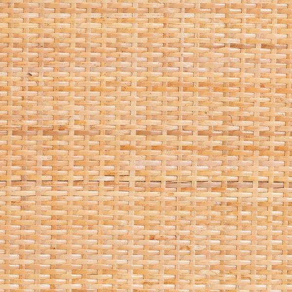 Baxton Studio bali Keita Bohemian Nightstand - Handcrafted Natural Rattan & Mahogany with Storage Shelves WS062-B-Natural Rattan-NS