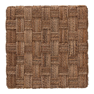 Baxton Studio bali Karina Bohemian End Table - Handwoven Seagrass Accent Piece for Rustic Style Living Spaces KARINA-Seagrass-ET