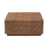 bali & pari Karina Bohemian Natural Seagrass Coffee Table