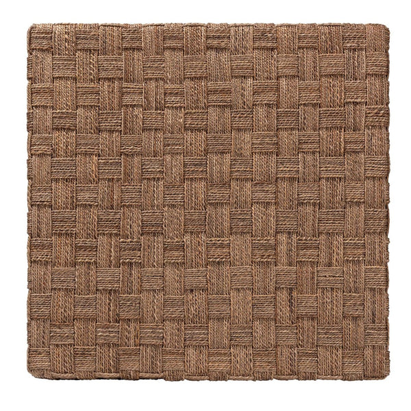 Baxton Studio bali Karina Bohemian Seagrass Coffee Table - Artisan-Crafted, Stylish, and Versatile for Any Space KARINA-Seagrass-Coffee Table