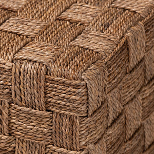 Baxton Studio bali Karina Bohemian Seagrass Coffee Table - Artisan-Crafted, Stylish, and Versatile for Any Space KARINA-Seagrass-Coffee Table