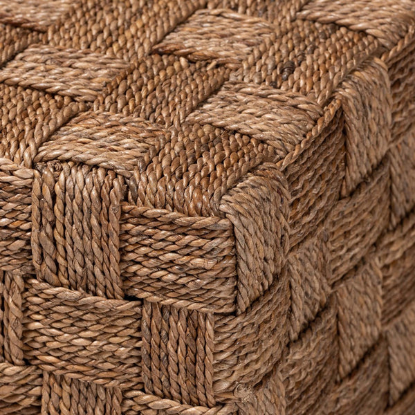 Baxton Studio bali Karina Bohemian Seagrass Coffee Table - Artisan-Crafted, Stylish, and Versatile for Any Space KARINA-Seagrass-Coffee Table