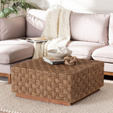 bali & pari Karina Bohemian Natural Seagrass Coffee Table