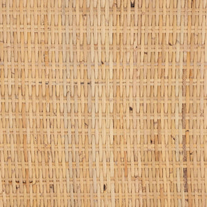 Baxton Studio bali Kalimantan Bohemian Coffee Table with Honey Rattan and Mahogany - Stylish, Handmade Elegance Square KALIMANTAN-Square-Rattan-Coffee Table