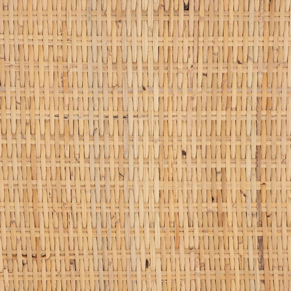 Baxton Studio bali Kalimantan Bohemian Coffee Table with Honey Rattan and Mahogany - Stylish, Handmade Elegance Square KALIMANTAN-Square-Rattan-Coffee Table