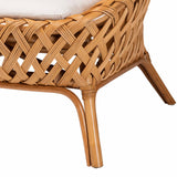 bali & pari Robista Bohemian Natural Rattan Accent Chair