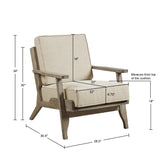 Malibu Modern/Contemporary Malibu Accent Chair