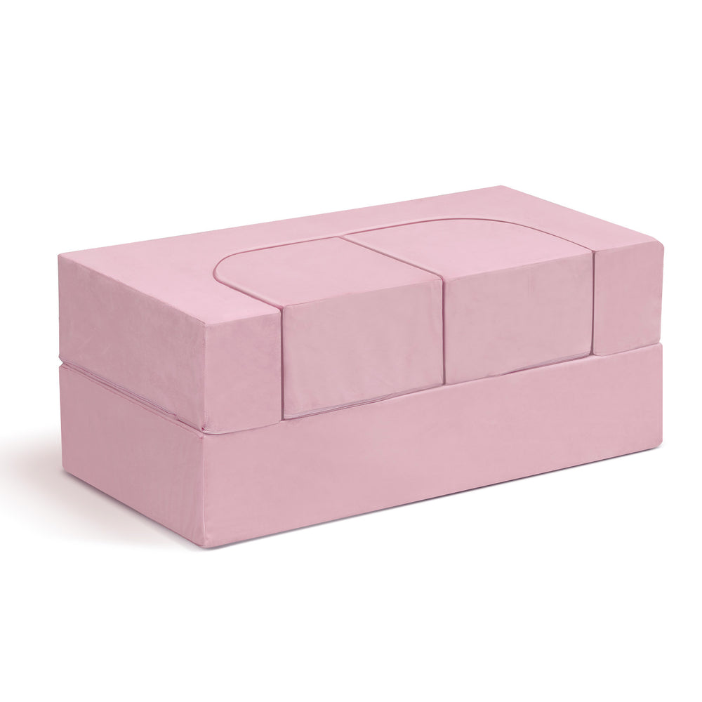 English Elm Kids Modular Sofa Bed – Convertible Toddler Play Couch For Cozy Spaces, Napping & Imaginative Fun! W1889P337553