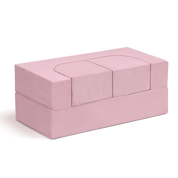 English Elm Kids Modular Sofa Bed – Convertible Toddler Play Couch For Cozy Spaces, Napping & Imaginative Fun! W1889P337553